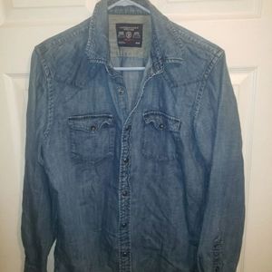 American Eagle Denim Button-front